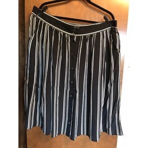 Striped Midi Skirt w/ Pockets! (Forever 21 Plus)